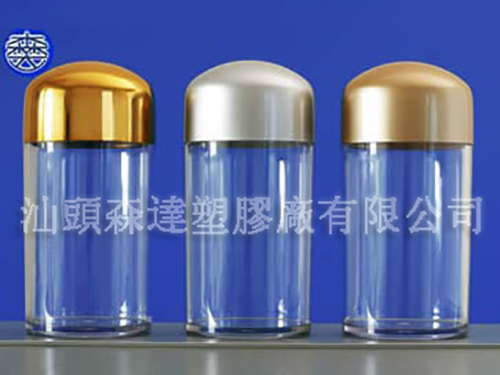 acrylic bottle with aluminium cap C4-550ML